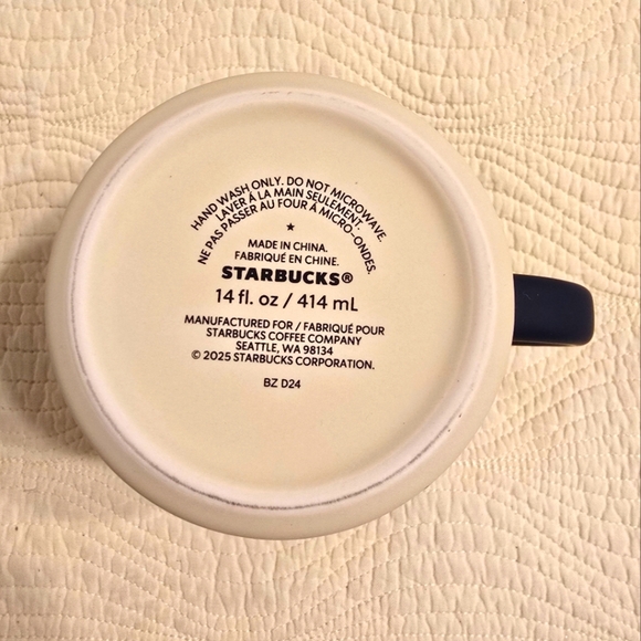 NIB Starbucks X Farm Rio Limited Edition Collab Mug, Lenco Azulejo - Picture 8 of 10